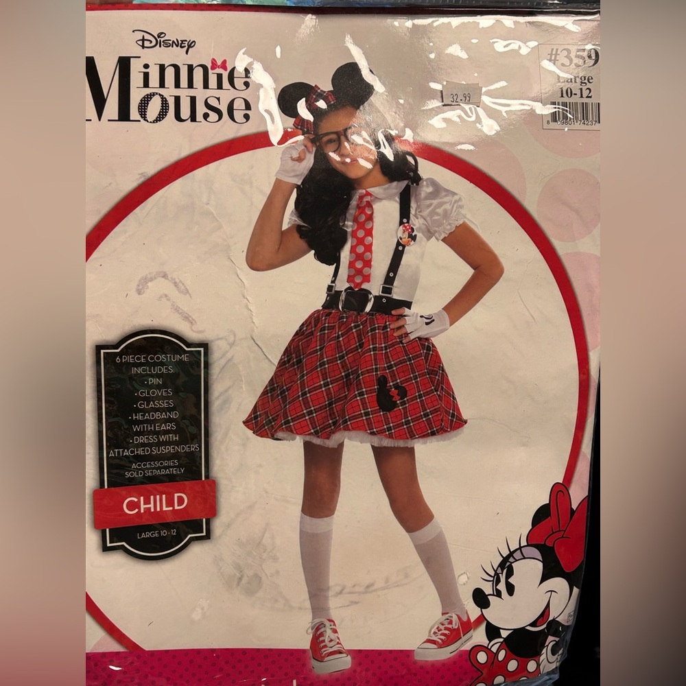 Disney Minnie Mouse Plaid Costume for Kids